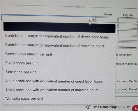 Solved GetFit produces two types of exercise treadmills: | Chegg.com