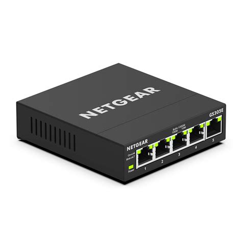 Buy NETGEAR 5-Port Gigabit Ethernet Plus Switch (GS305E) - Desktop or ...