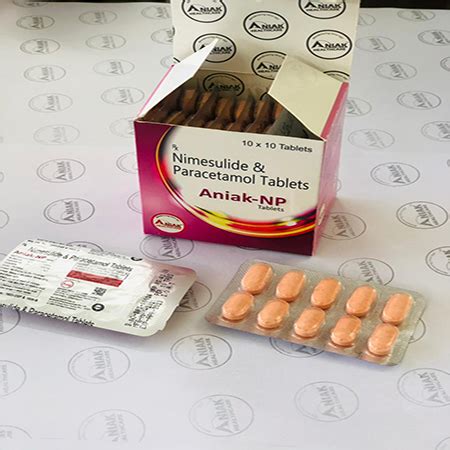 Aniak NP - Nimesulide & Paracetamol Tablets - Aniak Healthcare