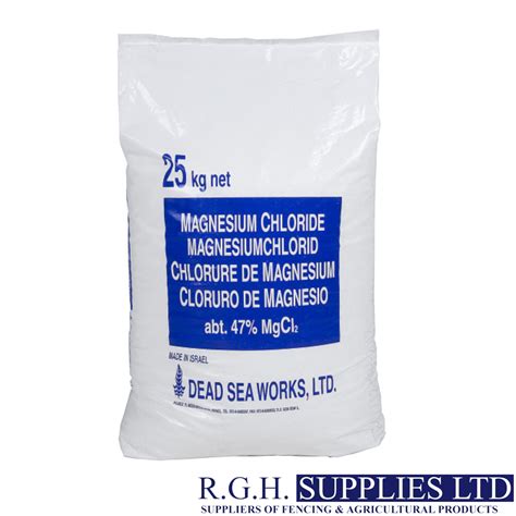 Magnesium Chloride Flakes 25kg Bags – RGH Supplies LTD