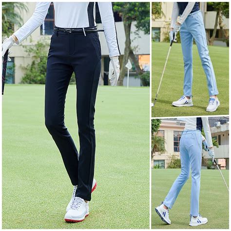 Womens-Golf-Pants-Sportswear-Waterproof-Stretch-Sports-Pants-High-Waist ...