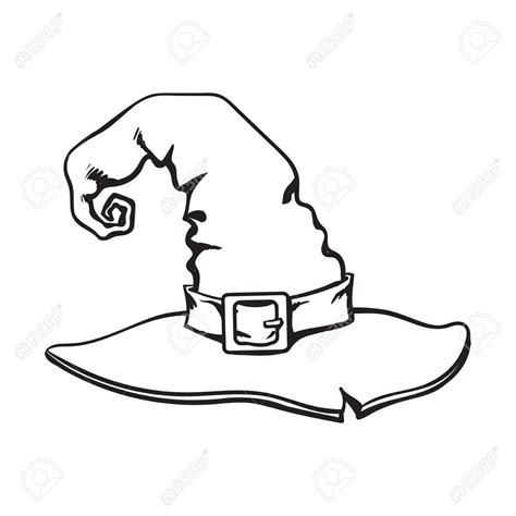 Witch Hat Drawing