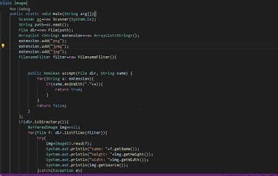 Image result for Java Code Display Image in the Folder