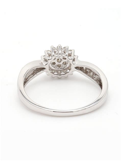 Real Diamond Cluster Ring – Zest Mélange
