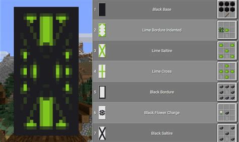 Image result for Banner Combinations Minecraft