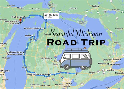 Scenic Road Trip through Michigan