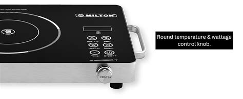 Buy MILTON Classic 2200 Watt Infrared Cooktop with Crystal Glass ...