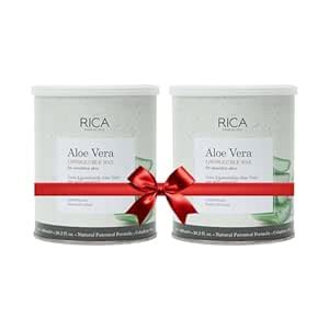 Rica Aloe Vera Liposoluble Painless Hair Removal Wax For Men & Women ...