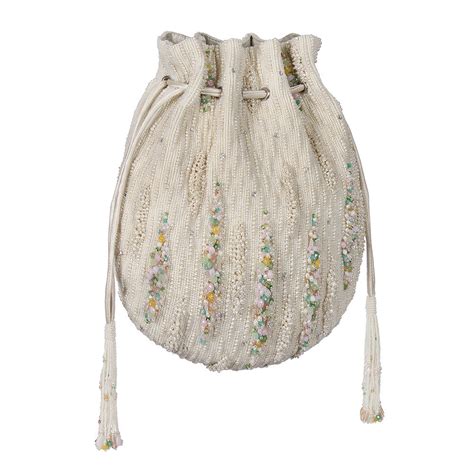 Nora Potli Antique Gold Antique Silver – Lovetobag