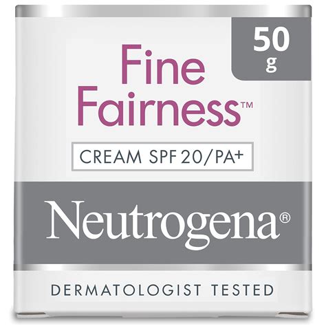 Neutrogena Fine Fairness Cream, SPF 20 PA+, 50g : Amazon.in: Beauty