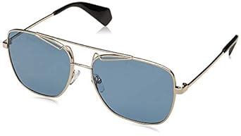 Buy Polaroid Unisex Polarized UV protected Blue Lens Metal Full Rim ...