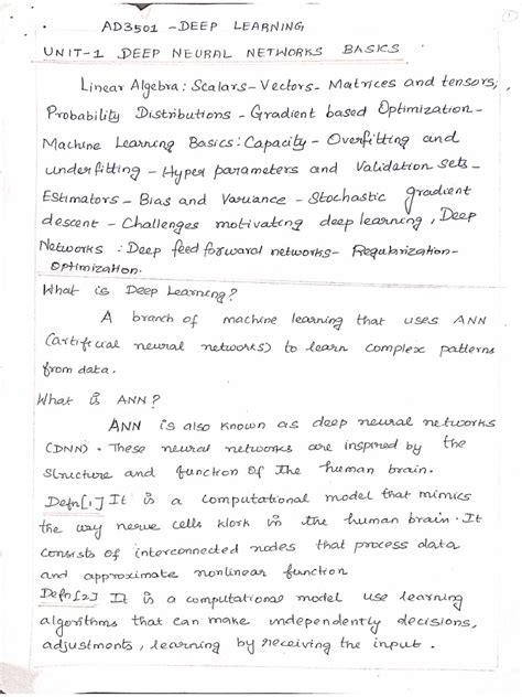 Image result for Handwritten Lecture Notes