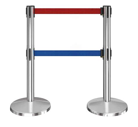 Dolphy Stainless Steel Double Cassettes Queue Manager With 2 Meter ...