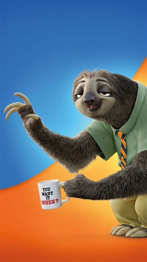 Image result for Sloth Off Zootopia