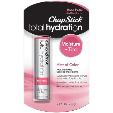 Buy ChapStick Total Hydration Moisture + Tint Rose Petal Tinted Lip ...