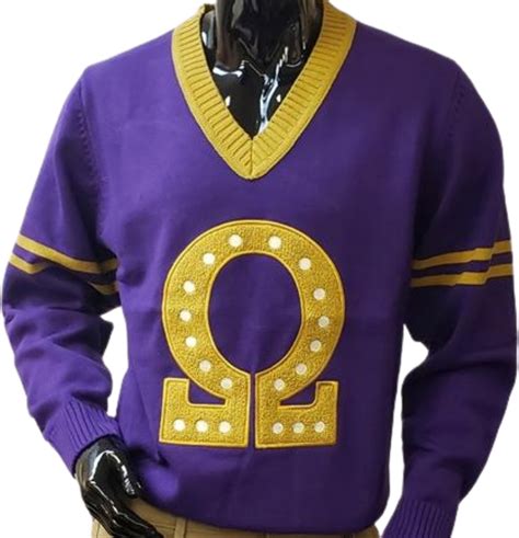 Buffalo Dallas Omega Psi Phi V-Neck Sweater [Purple - 6XL] > Product ...