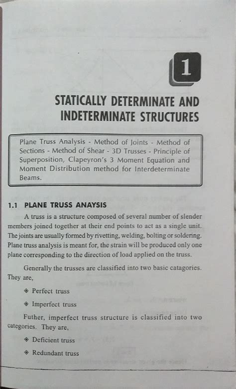 AS1 unit-1 - Regulation 2021 study materials - 1 STATICALLY DETERMINATE ...