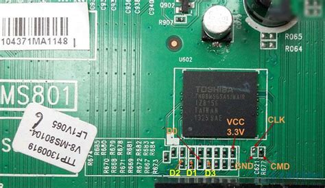 液晶电视EMMC读写方法和部分液晶主板ISP点位图 - 家电维修资料网