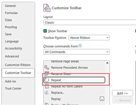 Excel Repeat Command 的图像结果