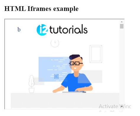 HTML Iframes Example 的图像结果