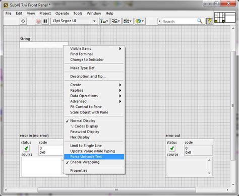 Text Split LabVIEW 的图像结果
