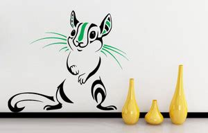 Sticker Hub 55 cm Squirrel Wall Decal Self Adhesive Sticker Price in ...