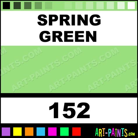 Spring Green Synthetic Enamel Paints - 152 - Spring Green Paint, Spring ...