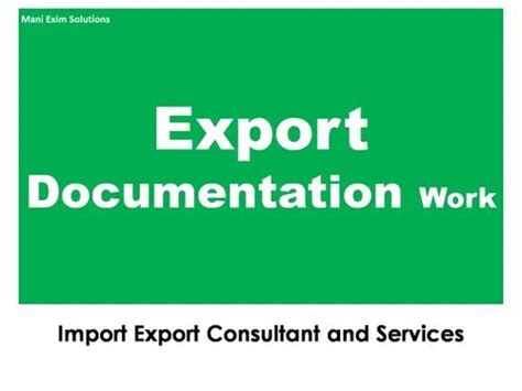 Import Export Documentation 的图像结果