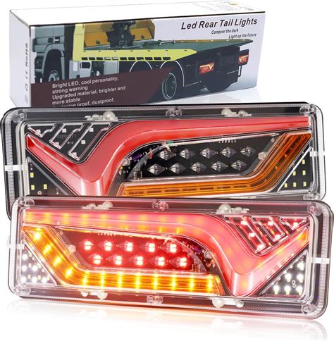 Amazon.com: LED Truck Tail Lights, 57LED Truck Led Tail Light, Truck ...