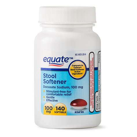 Docusate Sodium 100Mg Softgel