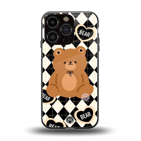 Bear Uniform Pattern Phone Cover for Iphone 16 Pro | Glass Case ...