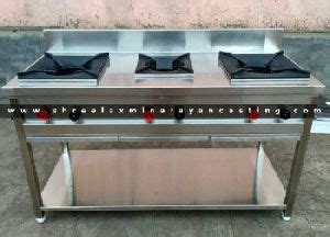 SLC Stainless Steel Heavy Two Burner Cooking Range - 24 X 45 X 32 Inch ...