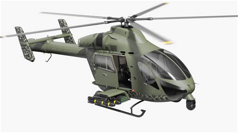 MD 969 Twin Attack Helicopter 3D model | 3D Molier International