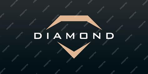Luxury diamond jewelry logo vector design | Premium Vector
