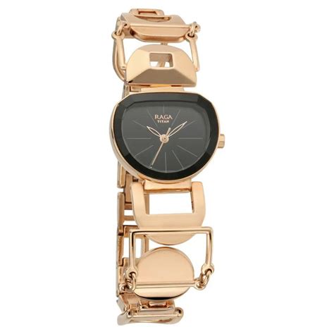 Titan Raga Facets Black Dial Women Watch With Stainless Steel Strap 95 ...
