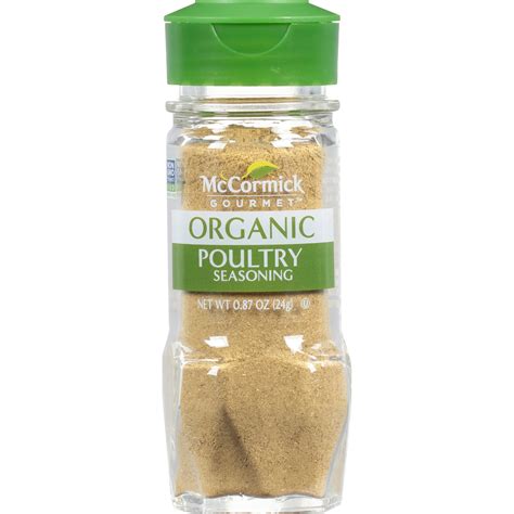 McCormick Gourmet Organic Poultry Seasoning, 0.87 oz Bottle - Walmart.com