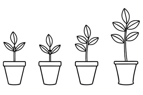 Growth line art illustration for modern projects | Premium AI-generated ...
