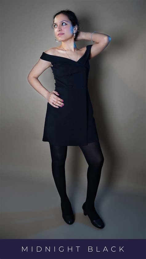 Slay the Night: Semi-Opaque Black Stockings -Tearproof & Comfy|Muselot