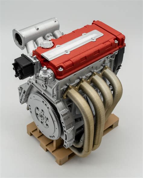 1/4 B-Series (B16/B18) RED Scale Engine – Assembled – dbsworks