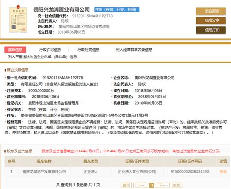 全国TOP10龙湖集团贵州公司注册成立 正式落地贵阳_新闻中心_赢商网