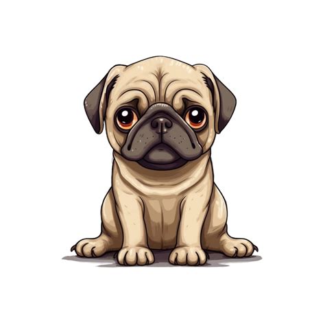 Pug Clipart, aesthetic 23859137 PNG