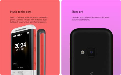 Nokia 5310 Dual SIM Keypad Phone with MP3 Player, Wireless FM Radio and ...