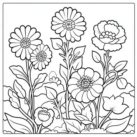 Flowers Color Sheets (Free + Printable)