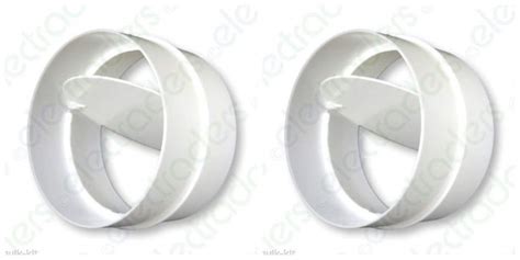 Buy Pack of 2 x National Ventilation 494 in-Line Backdraught Shutter ...