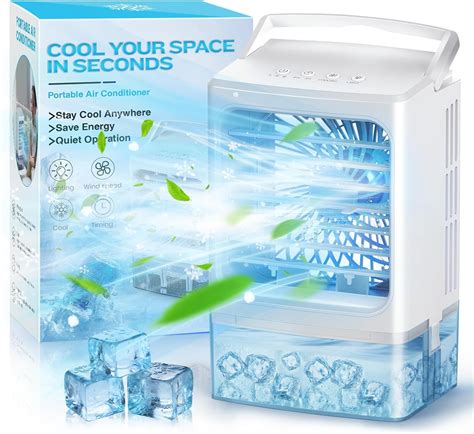 Portable Air Conditioners - Evaporative Air Cooler - Mini Personal Air ...