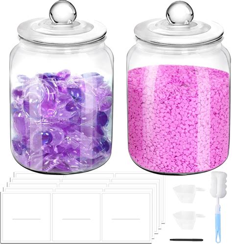 Amazon.com: GETITEZY Laundry Room Organization and Storage Jar with Lid ...