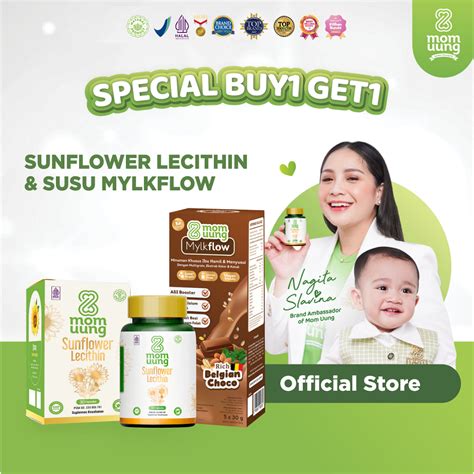 Jual MOM UUNG - LECITHIN / SUNFLOWER LECITHIN 30 KAPSUL / MELANCARKAN ...