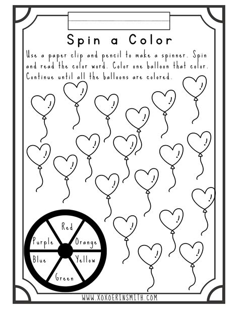 FREE Valentines Day Educational Printables for Kids ... - Worksheets ...