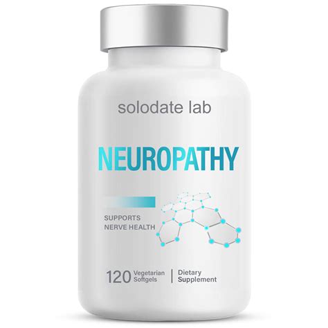 Buy solodate lab Neuropathy Nerve Support, Nerve Supplement with 600mg ...