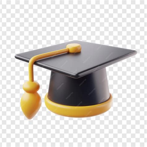 Premium PSD | Graduation cap 3d icon cartoon style floating on ...